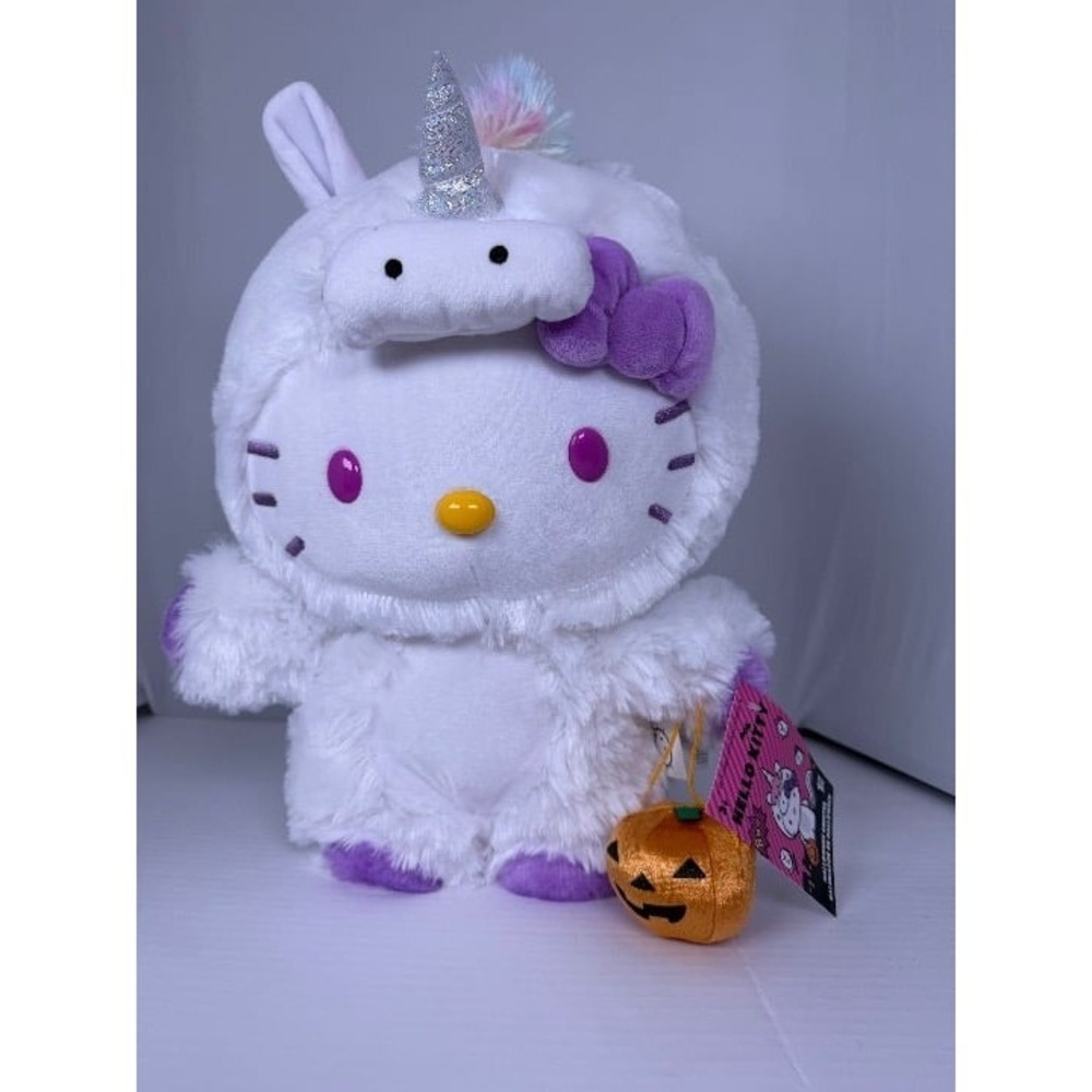 NWT -Hello Kitty White‎ Unicorn Halloween Greeter 2025